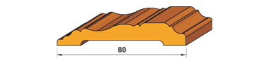Наличник. Вариант 11. Ширина 75-80 мм
