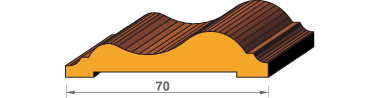 Наличник. Вариант 8. Ширина 65-70 мм