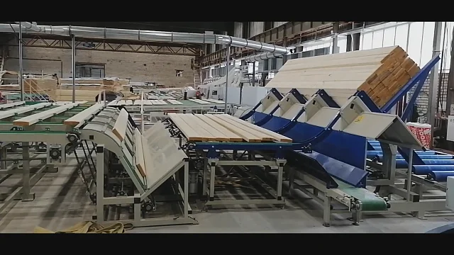 Автоматическая линия перепакетирования и укладки пакетов